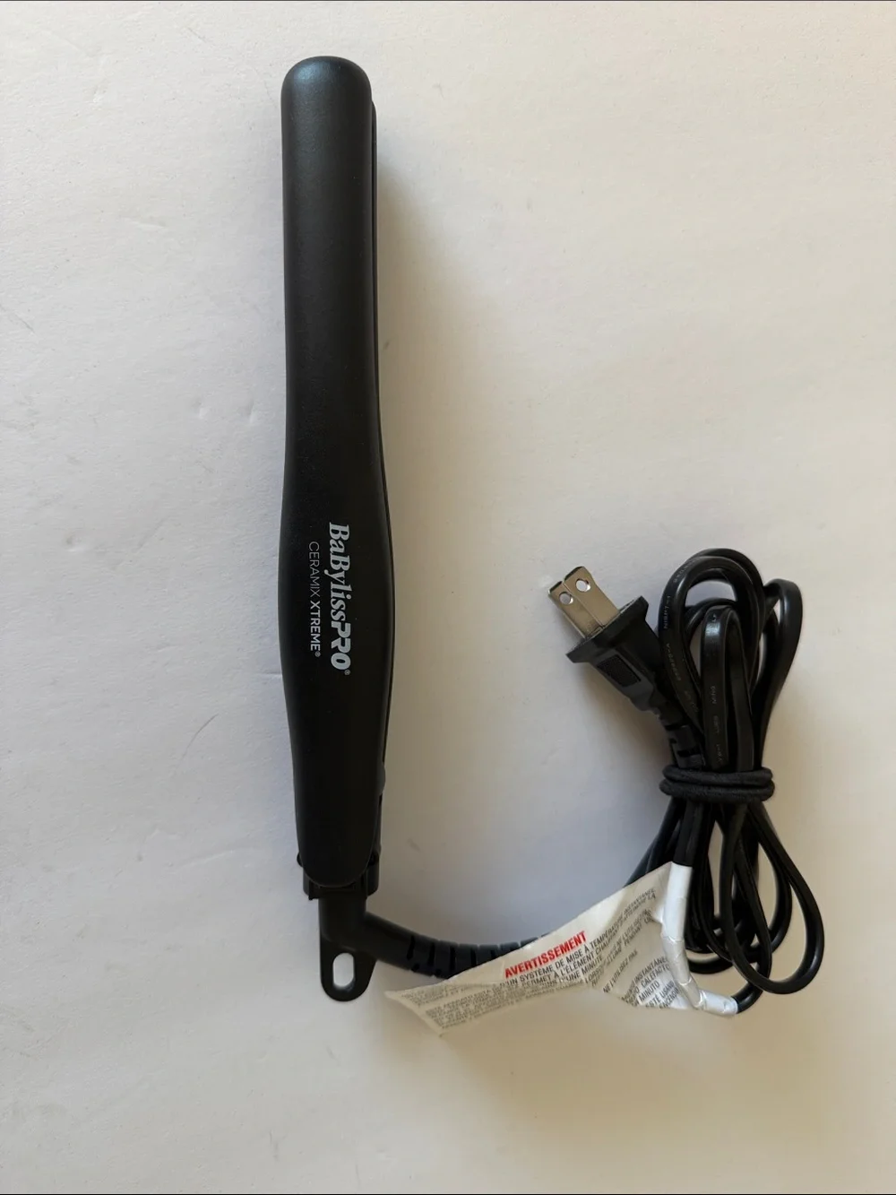 BaBylissPRO Black Mini Hair Straightener - Compact perfect Travel Flat Iron